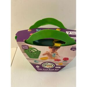 Green toys 7 piece Tide Pool Bath Set new 6m-6y‎